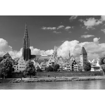 Lais Puzzle - Ulm mit Ulmer Münster in schwarz weiß - 1.000 Teile