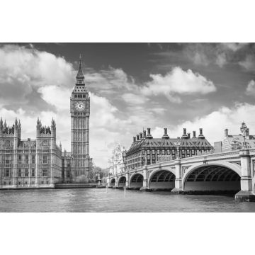 Lais Puzzle - Big Ben und Parlament, London in schwarz weiß - 2.000 Teile