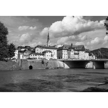 Lais Puzzle - Bad Tölz Wolfratshausen in schwarz weiß - 1.000 Teile