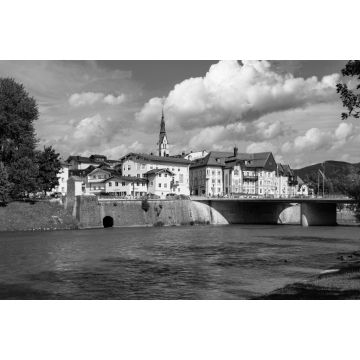 Lais Puzzle - Bad Tölz Wolfratshausen in schwarz weiß - 2.000 Teile