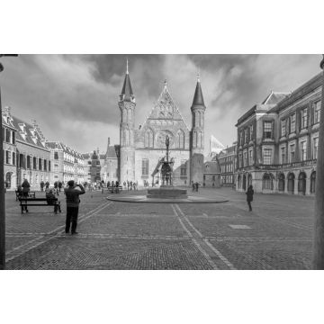 Lais Puzzle - Binnenhof Den Haag, Provinz Zuid-Holland, Niederlande in schwarz weiß - 2.000 Teile