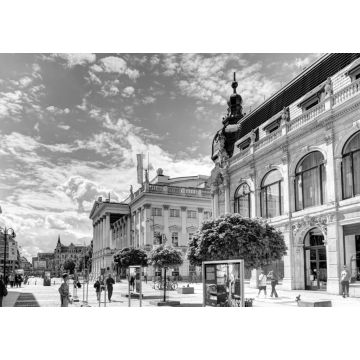 Lais Puzzle - Breslauer Stadtzentrum, Polen in schwarz weiß - 1.000 Teile
