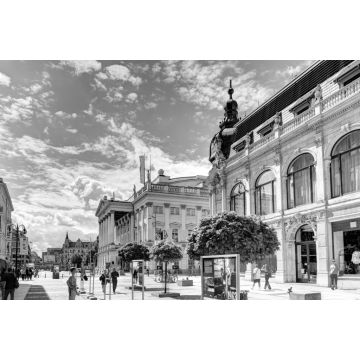Lais Puzzle - Breslauer Stadtzentrum, Polen in schwarz weiß - 2.000 Teile