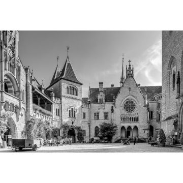 Lais Puzzle - Schloss Marienburg Pattensen Deutschland in schwarz weiß - 2.000 Teile