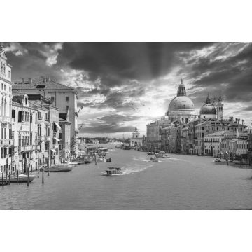 Lais Puzzle - Alte Kathedrale Santa Maria della Salute in Venedig, Italien bei Sonnenuntergang in schwarz weiß - 2.000 Teile