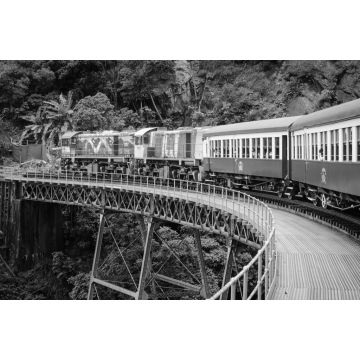 Lais Puzzle - Kuranda Scenic Train, Queensland, Australien in schwarz weiß - 2.000 Teile