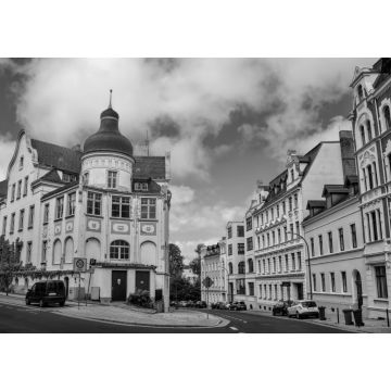 Lais Puzzle - Görlitz, Deutschland - Stadtbild mit alten Häusern in schwarz weiß - 1.000 Teile