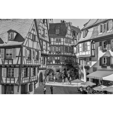 Lais Puzzle - Elsass in schwarz weiß - 2.000 Teile