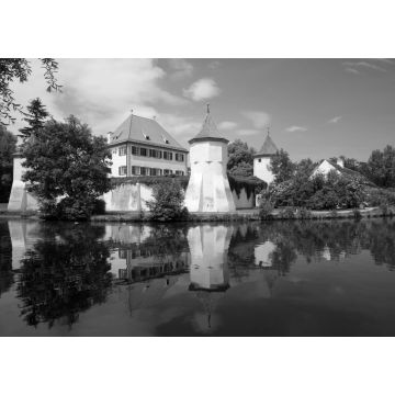 Lais Puzzle - Schloss Blutenburg, München in schwarz weiß - 1.000 Teile