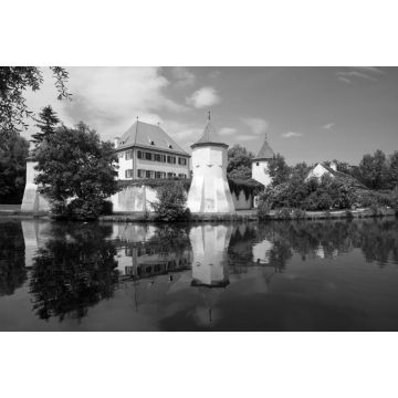 Lais Puzzle - Schloss Blutenburg, München in schwarz weiß - 2.000 Teile