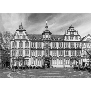 Lais Puzzle - Fassade des Gutenberg-Hauses in Mainz in schwarz weiß - 500, 1.000 & 2.000 Teile