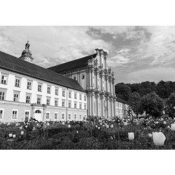 Lais Puzzle - Klosteranlage in Fürstenfeldbruck in schwarz weiß - 500, 1.000 & 2.000 Teile