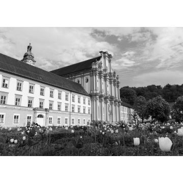 Lais Puzzle - Klosteranlage in Fürstenfeldbruck in schwarz weiß - 1.000 Teile