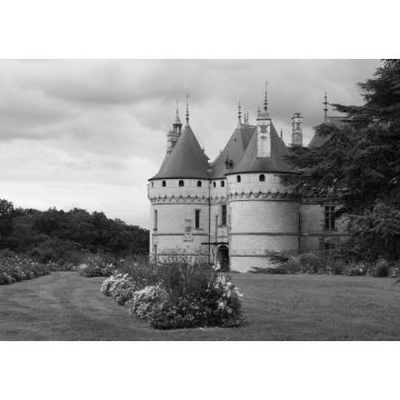 Lais Puzzle - Schloss von Chaumont - Loiretal, Frankreich in schwarz weiß - 1.000 Teile
