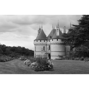Lais Puzzle - Schloss von Chaumont - Loiretal, Frankreich in schwarz weiß - 2.000 Teile