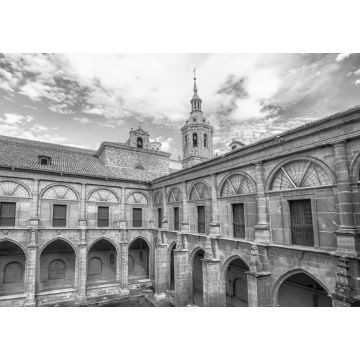 Lais Puzzle - Kloster von San Millan de Yuso in La Rioja, Spanien in schwarz weiß - 1.000 Teile