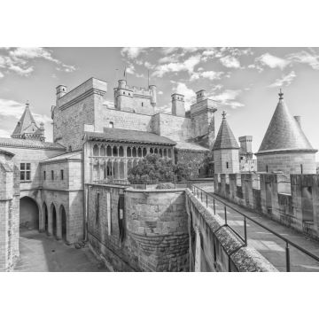 Lais Puzzle - Olite Castle, Navarra in schwarz weiß - 1.000 Teile