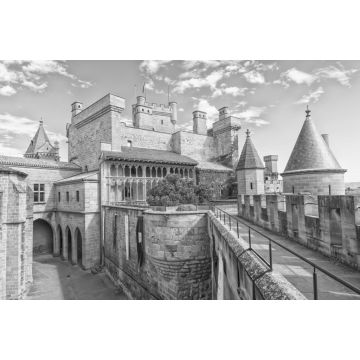 Lais Puzzle - Olite Castle, Navarra in schwarz weiß - 2.000 Teile