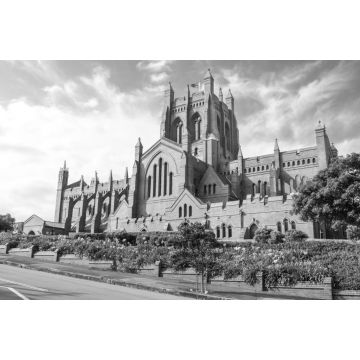 Lais Puzzle - Christ Church Cathedral, Newcastle, Australien in schwarz weiß - 2.000 Teile