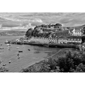 Lais Puzzle - Portree, Isle of Skye in schwarz weiß - 1.000 Teile