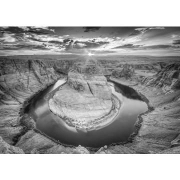 Lais Puzzle - Horseshoe Bend, Grand Canyon in schwarz weiß - 500, 1.000 & 2.000 Teile
