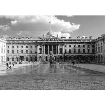 Lais Puzzle - Somerset House, Fleet Street, London in schwarz weiß - 500, 1.000 & 2.000 Teile
