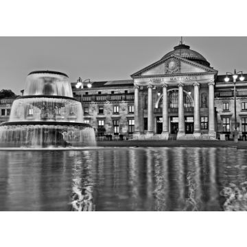 Lais Puzzle - Wiesbaden, Kurhaus, am Abend in schwarz weiß - 500, 1.000 & 2.000 Teile