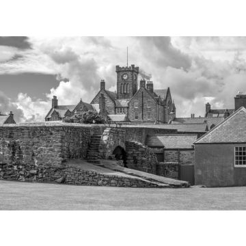 Lais Puzzle - Lerwick, Rathaus, Shetland, Schottland in schwarz weiß - 500, 1.000 & 2.000 Teile