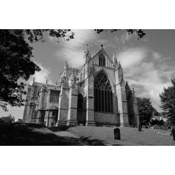 Lais Puzzle - Kathedrale von Ripon - North Yorkshire - England in schwarz weiß - 2.000 Teile