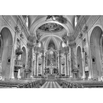 Lais Puzzle - Pfarrkirche Sankt Augustin Gries in schwarz weiß - 500, 1.000 & 2.000 Teile