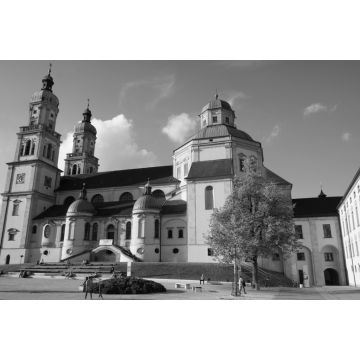 Lais Puzzle - Basilika St. Lorenz in Kempten (Allgäu),Deutschland in schwarz weiß - 2.000 Teile