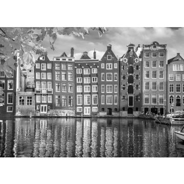 Lais Puzzle - Alte Gebäude in Amsterdam in schwarz weiß - 500, 1.000 & 2.000 Teile