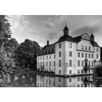 Lais Puzzle - Ruhrgebiet Schloss Borbeck, Essen in schwarz weiß - 500, 1.000 & 2.000 Teile