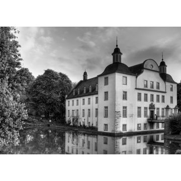 Lais Puzzle - Ruhrgebiet Schloss Borbeck, Essen in schwarz weiß - 1.000 Teile