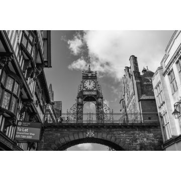 Lais Puzzle - Chester England in schwarz weiß - 2.000 Teile