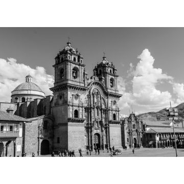 Lais Puzzle - Kathedrale von Santo Domingo - Cusco, Peru in schwarz weiß - 1.000 Teile