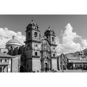 Lais Puzzle - Kathedrale von Santo Domingo - Cusco, Peru in schwarz weiß - 2.000 Teile