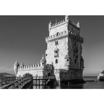 Lais Puzzle - Torre de Belem in Lisboa in schwarz weiß - 500, 1.000 & 2.000 Teile