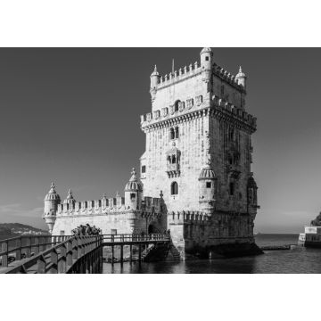 Lais Puzzle - Torre de Belem in Lisboa in schwarz weiß - 1.000 Teile