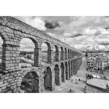 Lais Puzzle - Aquädukt in Segovia in schwarz weiß - 1.000 Teile