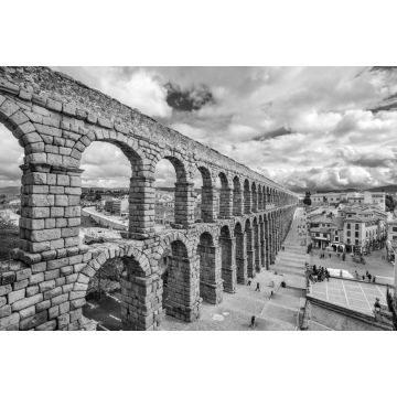 Lais Puzzle - Aquädukt in Segovia in schwarz weiß - 2.000 Teile