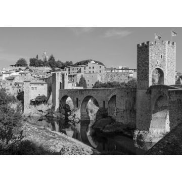 Lais Puzzle - Besalu in schwarz weiß - 1.000 Teile