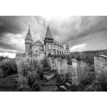 Lais Puzzle - Burg Corvin in Rumänien in schwarz weiß - 500, 1.000 & 2.000 Teile