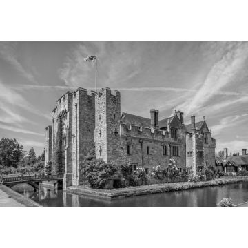 Lais Puzzle - Schloss Hever in Kent, England in schwarz weiß - 2.000 Teile
