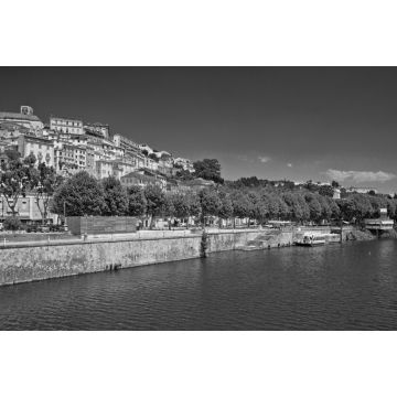 Lais Puzzle - Altstadt von Coimbra, Portugal in schwarz weiß - 2.000 Teile