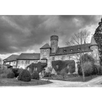 Lais Puzzle - Schloss Hohenstein In Oberfranken in schwarz weiß - 500, 1.000 & 2.000 Teile