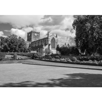Lais Puzzle - Sonniger Tag bei Hexham Abbey, England in schwarz weiß - 500, 1.000 & 2.000 Teile