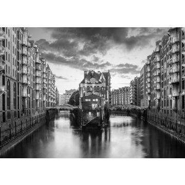 Lais Puzzle - Hamburg Speicherstadt UNESCO Weltkulturerbe in schwarz weiß - 500, 1.000 & 2.000 Teile