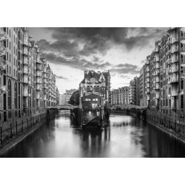 Lais Puzzle - Hamburg Speicherstadt UNESCO Weltkulturerbe in schwarz weiß - 1.000 Teile