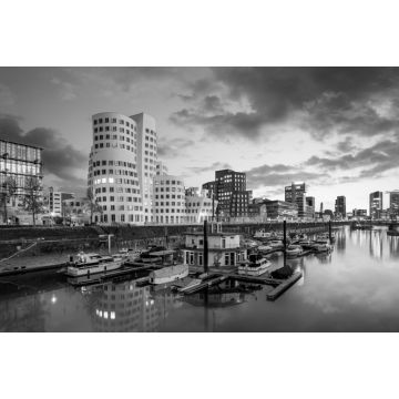 Lais Puzzle - Düsseldorf am Rhein in schwarz weiß - 2.000 Teile